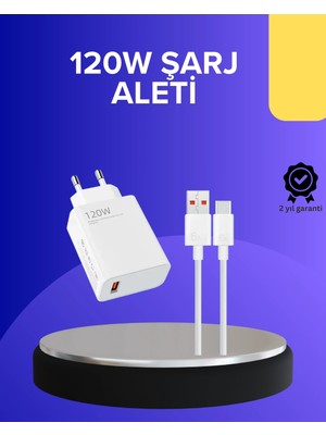 Fırsatkolik Mey Ithalat® 120 Watt Hızlı Şarj Adaptörü Samsung S20 S21 S22 S23 Uyumlu