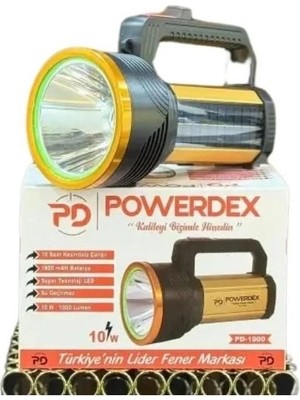Fırsatkolik Mey Ithalat® Powerdeks PD-1900 Şarjlı El Feneri