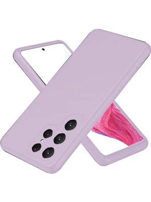 Fırsatkolik Mey Ithalat®  Samsung Galaxy S25 Ultra Kılıf First Silikon - Lila