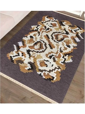 Vivense Modern Baskılı Dokuma Taban Halı, 126 Yng, 150X230 cm