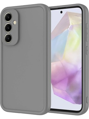 Fırsatkolik Mey Ithalat®  Samsung Galaxy A56 Kılıf Viera Silikon - Gri