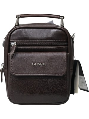 Guard Kahverengi Kristal Deri Mini Boy El Çantası // GRD260612WT1846