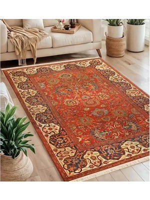 Vivense Etnik Baskılı Dokuma Taban Halı, 129 Yng, 80X150  cm