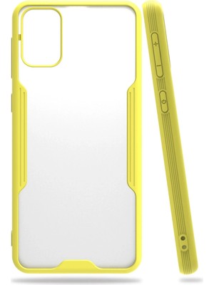 Fırsatkolik Mey Ithalat®  Samsung Galaxy M31 Kılıf Platin Silikon - Sarı