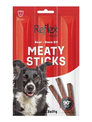 Fırsatkolik Meaty Sticks Biftekli Tahılsız Köpek Ödül Çubuğu 3X11 gr