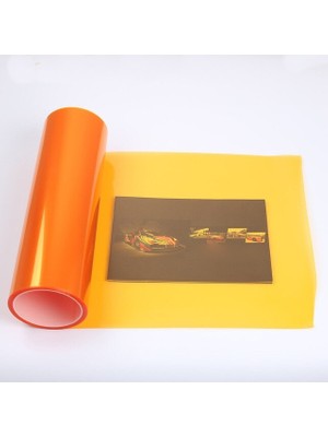 Fırsatkolik Far Stop Filmi 1MX30CM Turuncu