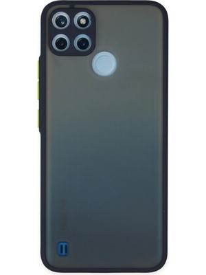 Fırsatkolik Mey Ithalat®  Realme C21Y Kılıf Montreal Silikon Kapak - Lacivert