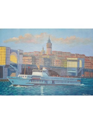 Galeri Atmaca Galata'nın Gölgesinde Boğaz Vapuru