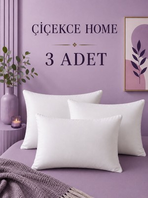 ÇİÇEKCE HOME Çiçekce Home Yastık Boncuk Silikonlu 3 Adet 600 Gram