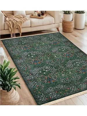 Vivense Çıtır Çiçek Baskılı Dokuma Taban Halı, 143 Yng, 80X150  cm