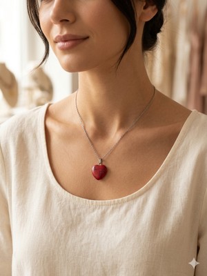 Rose Doğaltaş Mercan Taşıkolye