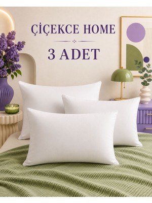 ÇİÇEKCE HOME Çiçekce Home Yastık Boncuk Silikonlu 3 Adet 900 Gram