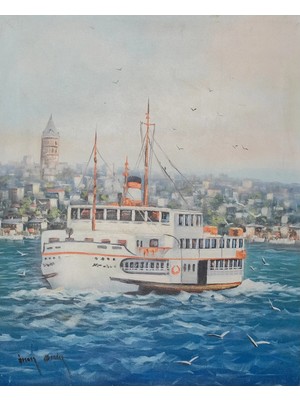 Galeri Atmaca Galata'nın Izinde Boğaz'da Nostaljik Vapur