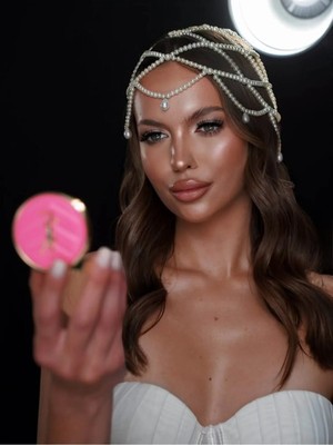 Ravinity Damla Inci Boncuk Detaylı Gelin Saç Aksesuarı Krem Incili Söz Nişan Nikah Düğün Aksesuarı