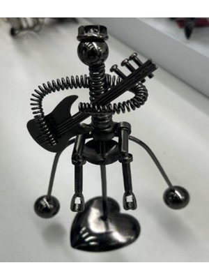 baytoptan Metal Müzisyen Şeklinde Kalemlik