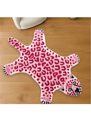 Vivense Pink Panter Baskılı Dokuma Taban Halı, 212 Yng, 150X230  cm