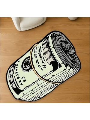 Vivense Money Baskılı Dokuma Taban Halı, 201 Yng, 50X80  cm