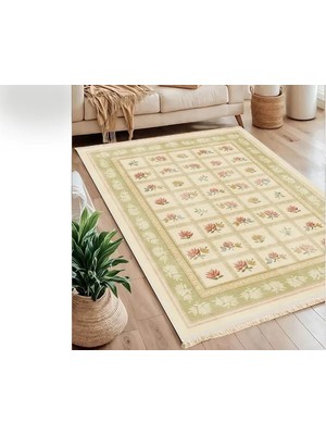 Vivense Çiçek Baskılı Dokuma Taban Halı, 169 Yng, 120X180 cm