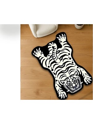 Vivense Kaplan Figürlü Baskılı Dokuma Taban Halı, 172 Yng, 120X180 cm