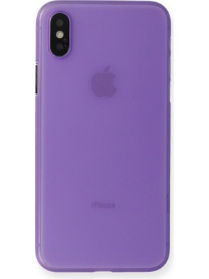 Fırsatkolik iPhone Xs Max Kılıf Pp Ultra Ince Kapak - Mor