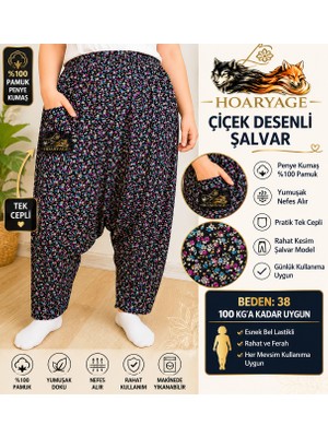 Hoaryage Turlu Viskon Penye Şalvar Pantolon , Paçası Manşetli Sosyete Şalvar %100 Pamuk 36-44 Beden