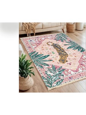 Vivense Longoz Baskılı Dokuma Taban Halı, 199 Yng, 150X230 cm
