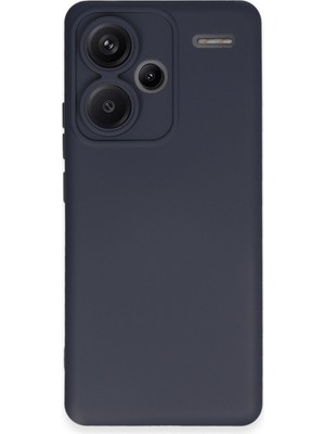 Fırsatkolik Redmi Note 13 Pro Plus Kılıf Nano Içi Kadife Silikon - Lacivert