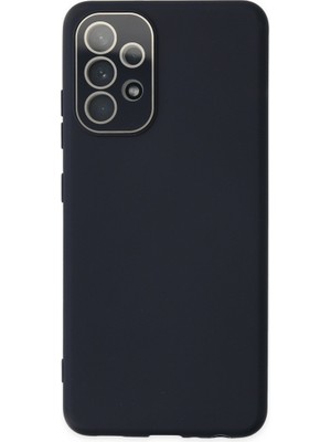 Fırsatkolik Galaxy A53 5g Kılıf Lansman Glass Kapak - Lacivert
