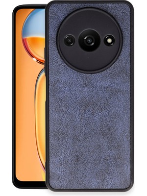 Fırsatkolik Redmi A3 4g Kılıf Aras Deri Kapak - Lacivert