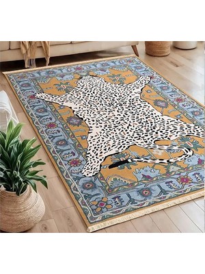 Vivense Vina Baskılı Dokuma Taban Halı, 243 Yng, 100X150  cm