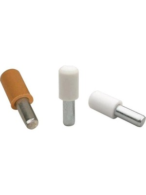 TeknoKapsül Metal Başlı Raf Pimi 5mm 25 Adet Kahverengi