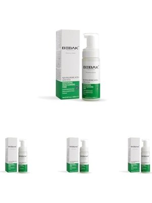 TeknoKapsül Bebak Pharma Nemlendirici Sıkılaştırıcı Temizleme Köpüğü 160 ml (4 Paketi)