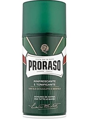 TeknoKapsül Proraso 2019109 Tıraş Köpüğü, Okaliptüs Yağı Mentollü