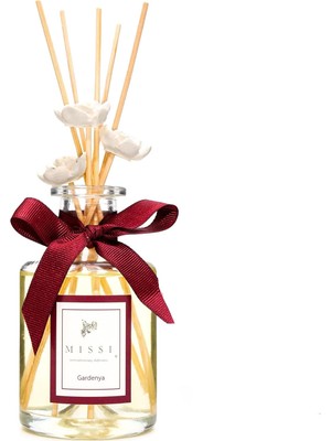TeknoKapsül 200 ml Silindir Şişe Bambu Çubuklu Oda Kokusu