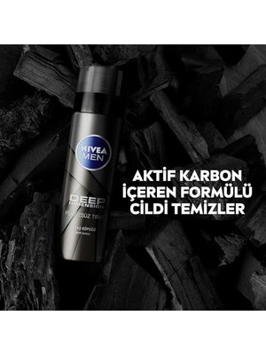 TeknoKapsül Men Erkek Deep Dimension Tıraş Köpüğü 200 Ml, Kusursuz Tıraş,aktif Karbon, Kaygan Tıraş Deneyimi