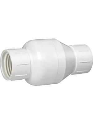 TeknoKapsül Homewerks VCKP40B7B Sıralı Çek Valf, x Dişi Dişli, Pvc Çizelge 40, 1-1/2-Inç, 1,5-Inç, Beyaz