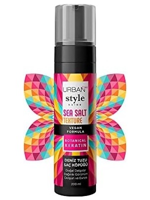 TeknoKapsül Guide Deniz Tuzu Doğal Dalga Sağlayan Şekillendirici Saç Köpüğü 200 Ml- Vegan