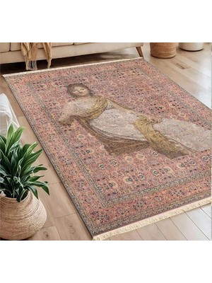 Vivense Livia Baskılı Dokuma Taban Halı, 224 Yng, 80X150  cm