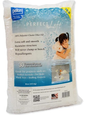 TeknoKapsül Pellon PLOFT16 Perfect Loft Küme Doldurma Lifleri, Beyaz, 0,5 kg