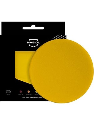 TeknoKapsül Özel Hava Kanallı Polisaj Pedi SARI-150 Mm-Yumuşak Polisaj Pasta Cila Süngeri, Detailing, Oto Uygul