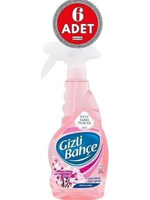 TeknoKapsül Gizli Bahçe Oda Kokusu Kiraz Çiçeği 500 ml x 6 Adet