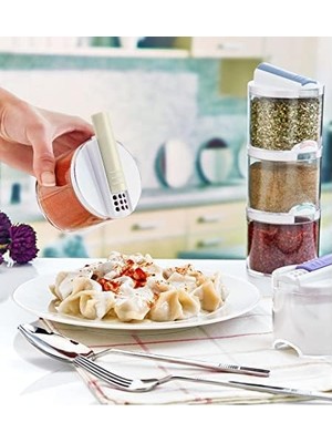 TeknoKapsül Boxup Baharat Organizatör 3 Pc Set