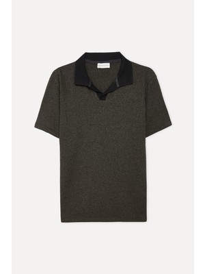 Mudo Erkek Yeşil Polo Yaka T-Shirt