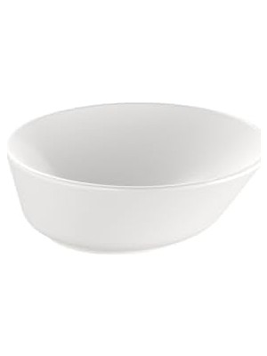 TeknoKapsül Geo 7421B003-0016 Yuvarlak Çanak Lavabo, 38 Cm, Beyaz