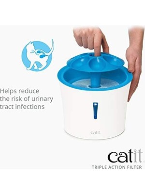 TeknoKapsül Triple Action Filtre, 3 Kat Etkili Yedek Filtre, Çeşme Filtresi, 12'li Paket