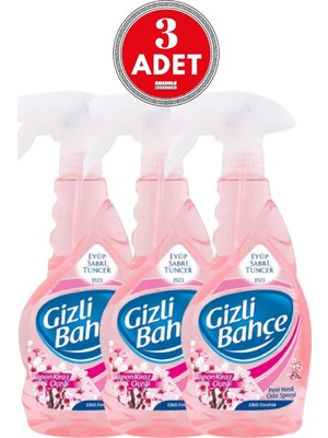 TeknoKapsül Gizli Bahçe Oda Kokusu Kiraz Çiçeği 500 ml x 3 Adet