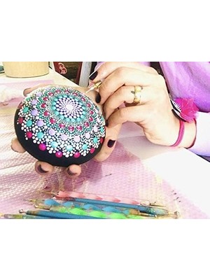 TeknoKapsül Fabric Dot Taş Görünümlü Ahşap 10 * 10 cm