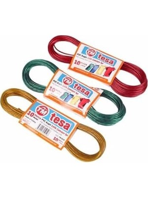 TeknoKapsül Yapi Pvc Kaplı Çamaşır Ipi 10 Metre (2 Adet)