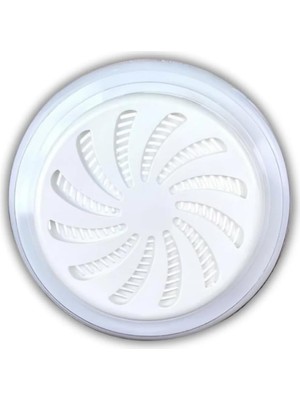 TeknoKapsül Standart Ayarlanabilir Menfez – Yuvarlak Beyaz Plastik Havalandırma Menfezi, Kontrollü Hava Akışı,