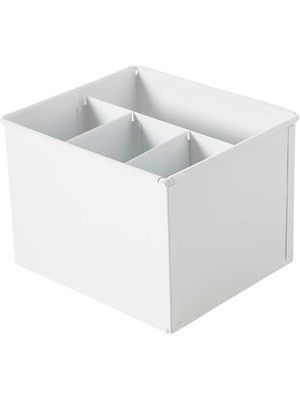 TeknoKapsül Roma Bölmeli̇ Düzenleyi̇ci̇ Mat Beyaz 19X16X13